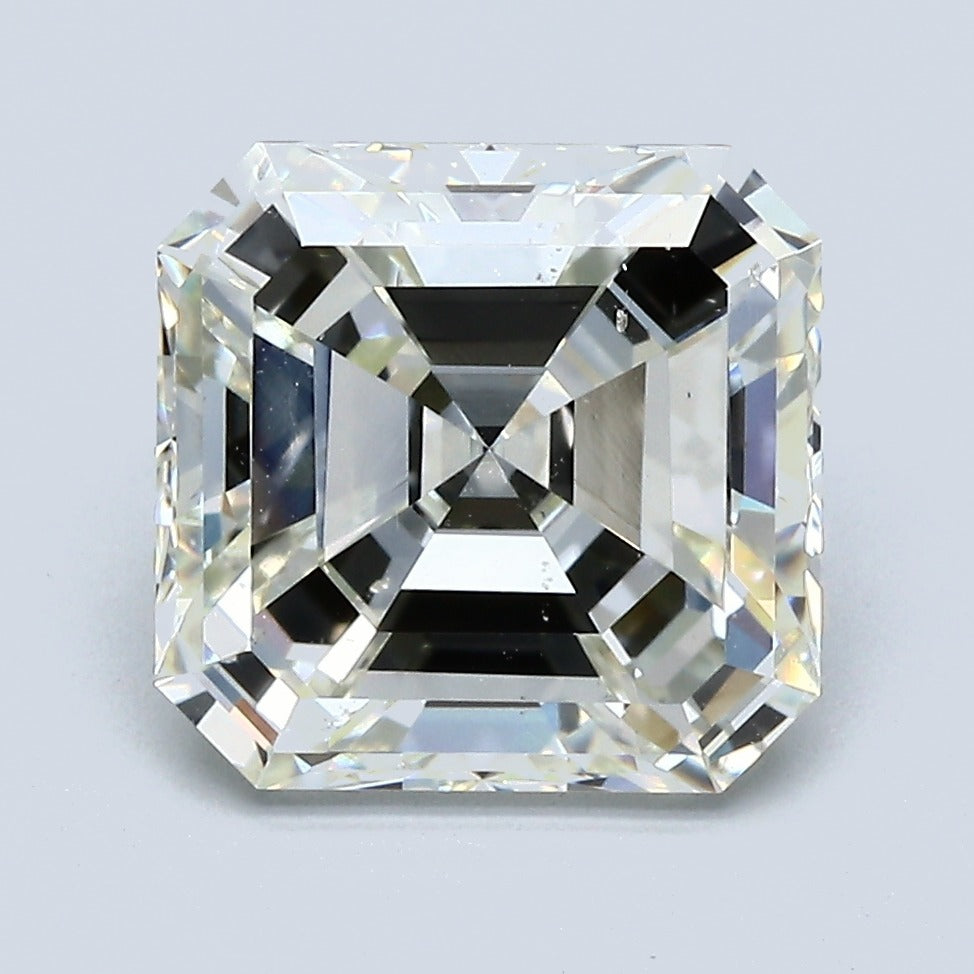 4.06 Carat Asscher Cut Natural Mined Diamond L Color SI1 Clarity With GIA Certificate, natural diamonds, precious stones, engagement diamonds