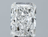 Lab-Grown 2.39 Carat Radiant Cut Diamond color E Clarity VS1, precious stones, engagement diamonds