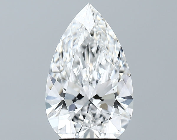 Lab-Grown 3.29 Carat Pear Shape Diamond color D Clarity VS1 With GIA Certificate, precious stones, engagement diamonds