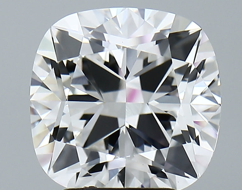 Lab-Grown 3.62 Carat Square Cushion Cut Diamond color E Clarity VVS2, precious stones, engagement diamonds