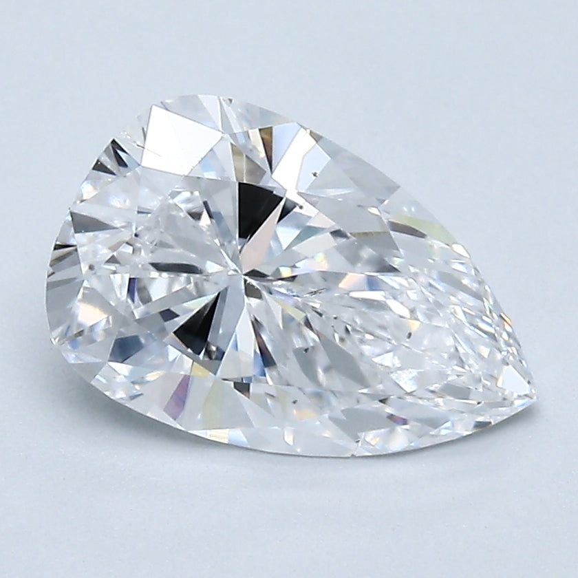 1.71 Carat Pear Shape Natural Mined Diamond D Color SI1 Clarity With GIA Certificate, natural diamonds, precious stones, engagement diamonds