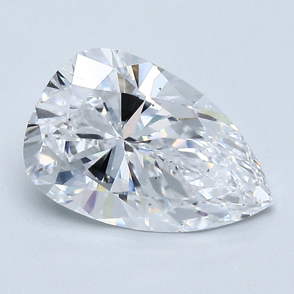 1.71 Carat Pear Shape Natural Mined Diamond D Color SI1 Clarity With GIA Certificate, natural diamonds, precious stones, engagement diamonds