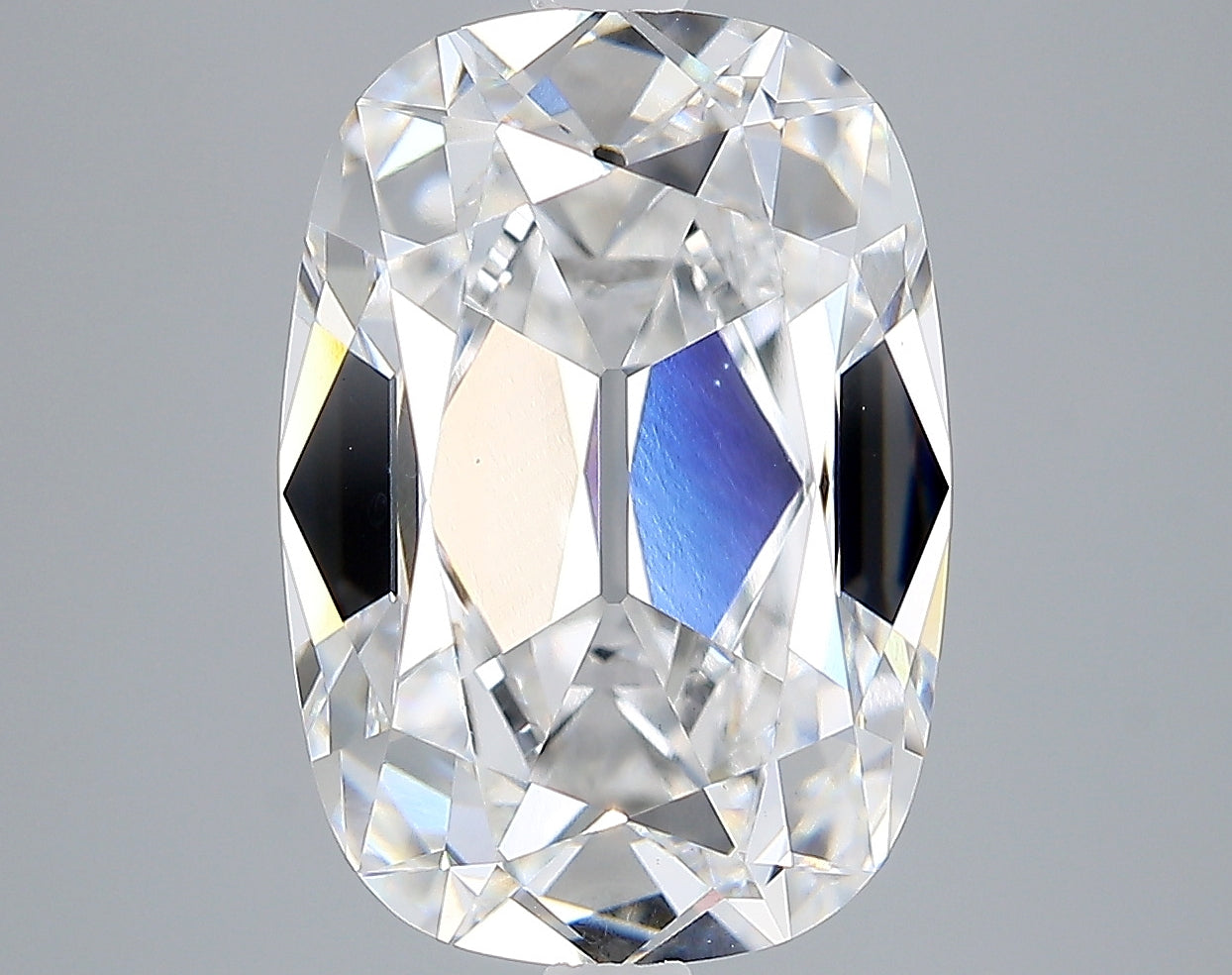 Lab-Grown 4.73 Carat Antique Cushion Cut Diamond color E Clarity VVS2, precious stones, engagement diamonds