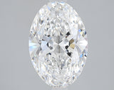 Lab-Grown 2.30 Carat Oval Shape Diamond color E Clarity SI1 With GIA Certificate, precious stones, engagement diamonds