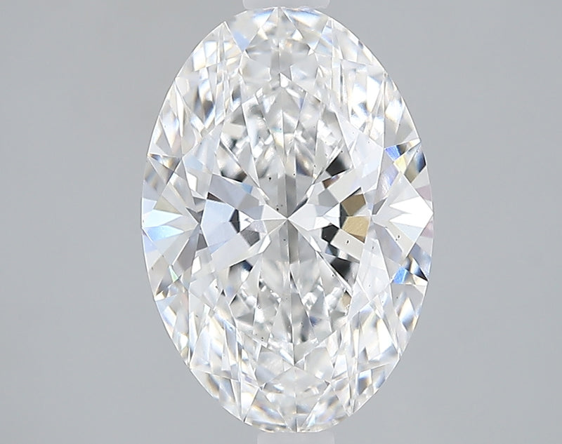 Lab-Grown 2.30 Carat Oval Shape Diamond color E Clarity SI1 With GIA Certificate, precious stones, engagement diamonds