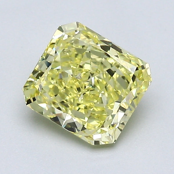 1.00 Carat Radiant Cut Natural Mined Diamond Fancy Intense Fancy Yellow Color SI2 Clarity With GIA Certificate, natural diamonds, precious stones, engagement diamonds