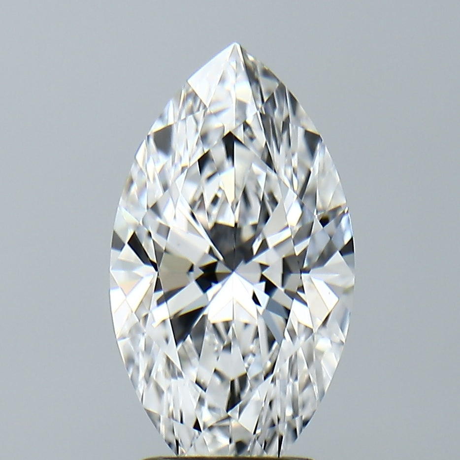 Lab-Grown 2.77 Carat Marquis Shape Diamond color E Clarity VVS2, precious stones, engagement diamonds