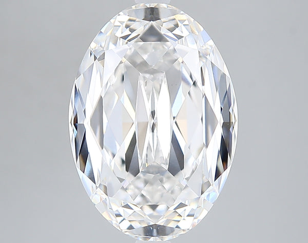 Lab-Grown 5.77 Carat Oval Modified Shape Diamond color E Clarity VS1 With GIA Certificate, precious stones, engagement diamonds