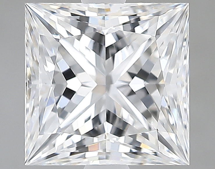 Lab-Grown 2.26 Carat Princess Cut Diamond color E Clarity VVS2 With GIA Certificate, precious stones, engagement diamonds