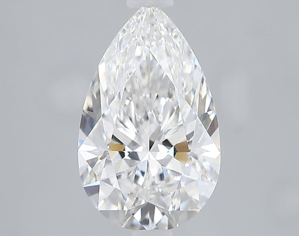 Lab-Grown 2.03 Carat Pear Shape Diamond color F Clarity VS1 With GIA Certificate, precious stones, engagement diamonds