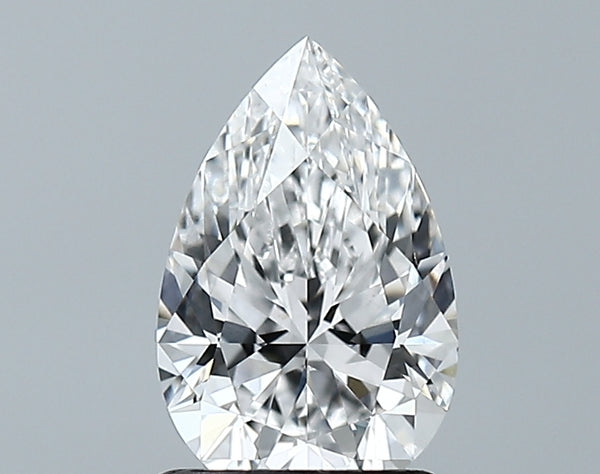 Lab-Grown 1.18 Carat Pear Shape Diamond color E Clarity VVS2, precious stones, engagement diamonds
