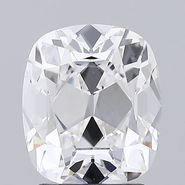 Lab-Grown 2.03 Carat Antique Cushion Cut Diamond color D Clarity VVS2 With GIA Certificate, precious stones, engagement diamonds