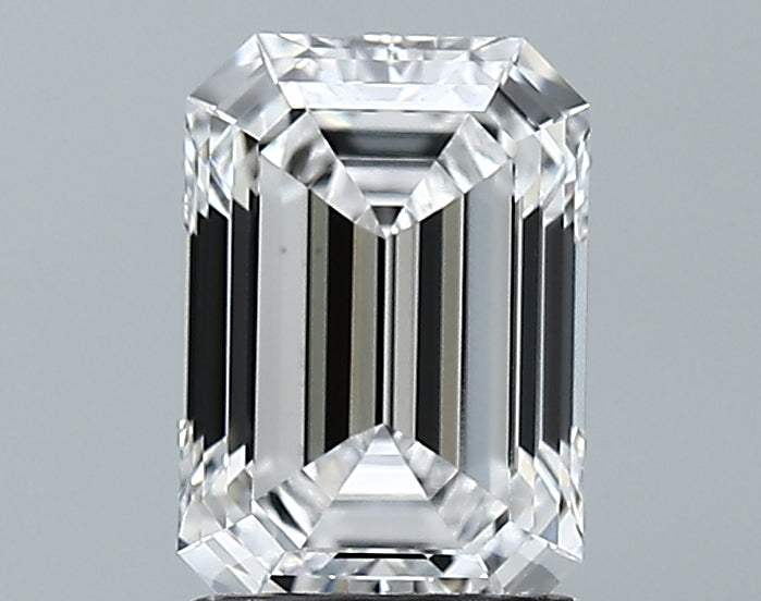 Lab-Grown 1.44 Carat Emerald Cut Diamond color E Clarity VVS1 With GIA Certificate, precious stones, engagement diamonds