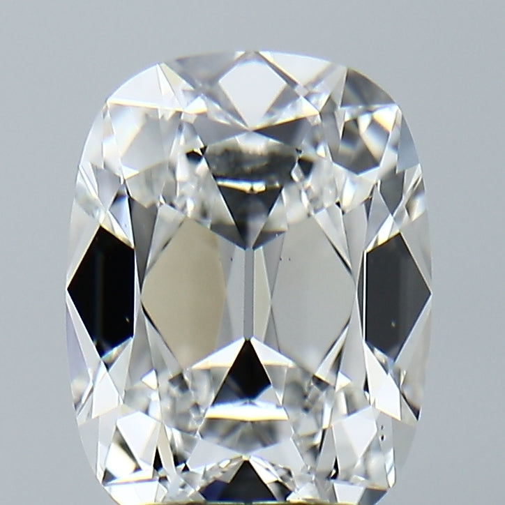 Lab-Grown 3.18 Carat Antique Cushion Cut Diamond color E Clarity VS1, precious stones, engagement diamonds