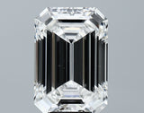 Lab-Grown 7.72 Carat Emerald Cut Diamond color E Clarity VS1 With GIA Certificate, precious stones, engagement diamonds