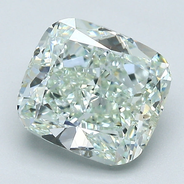 2.50 Carat Cushion Brilliant Natural Mined Diamond Fancy  Green Color VS2 Clarity With GIA Certificate, natural diamonds, precious stones, engagement diamonds