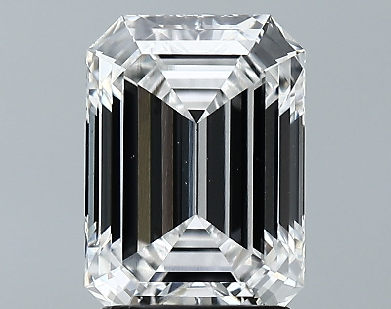 Lab-Grown 2.55 Carat Emerald Cut Diamond color E Clarity VS1 With GIA Certificate, precious stones, engagement diamonds