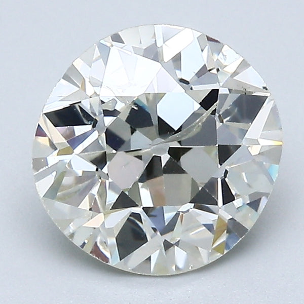 2.28 Carat Old European Cut Natural Mined Diamond L Color I2 Clarity With GIA Certificate, natural diamonds, precious stones, engagement diamonds