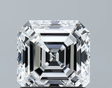 Lab-Grown 1.37 Carat Asscher Cut Diamond color D Clarity VVS2 With GIA Certificate, precious stones, engagement diamonds