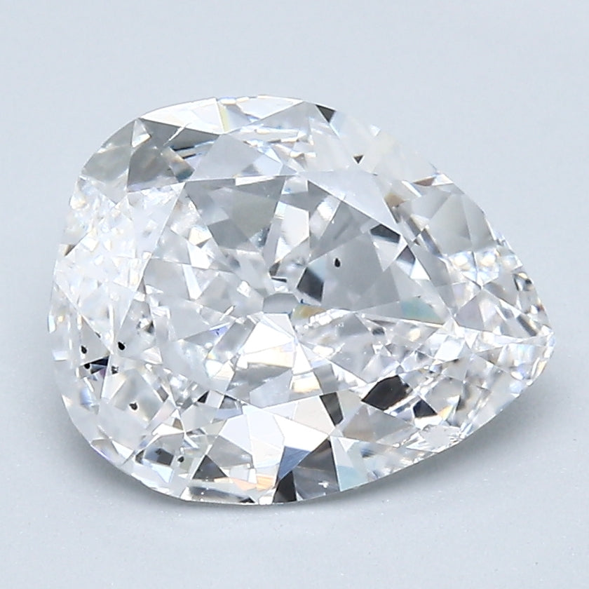 1.97 Carat Pear Shape Natural Mined Diamond E Color SI2 Clarity With GIA Certificate, natural diamonds, precious stones, engagement diamonds