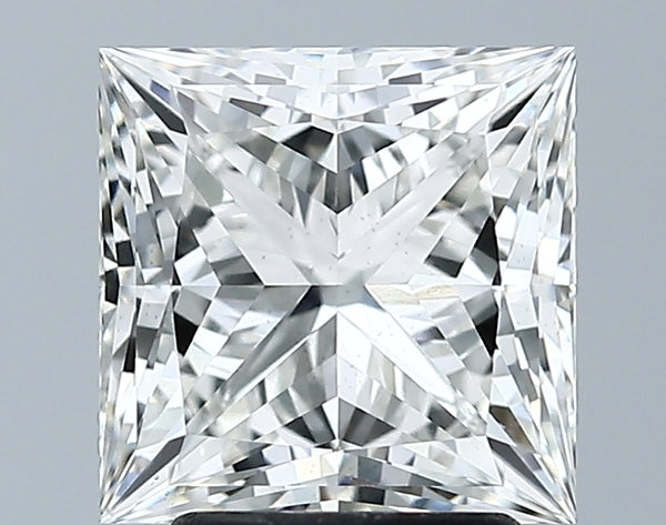 Lab-Grown 3.07 Carat Princess Cut Diamond color G Clarity VS1 With GIA Certificate, precious stones, engagement diamonds