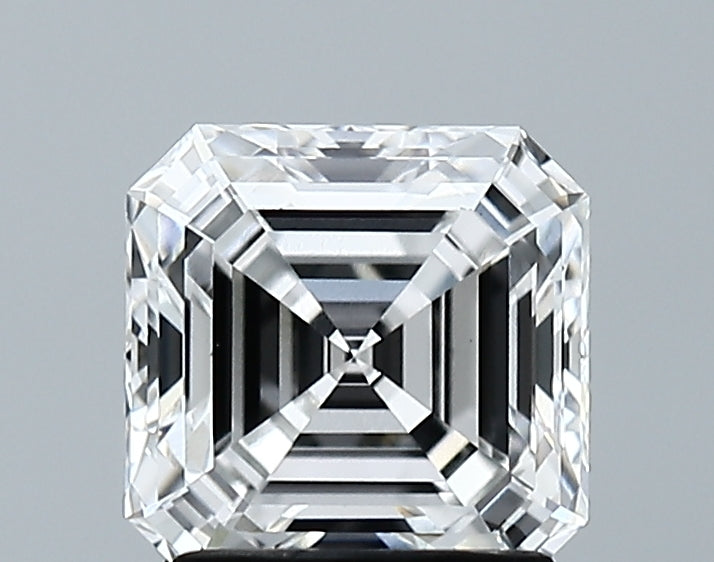 Lab-Grown 1.85 Carat Asscher Cut Diamond color F Clarity VS1 With GIA Certificate, precious stones, engagement diamonds