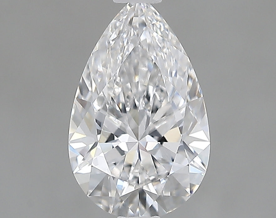 Lab-Grown 1.07 Carat Pear Shape Diamond color E Clarity VVS2 With GIA Certificate, precious stones, engagement diamonds