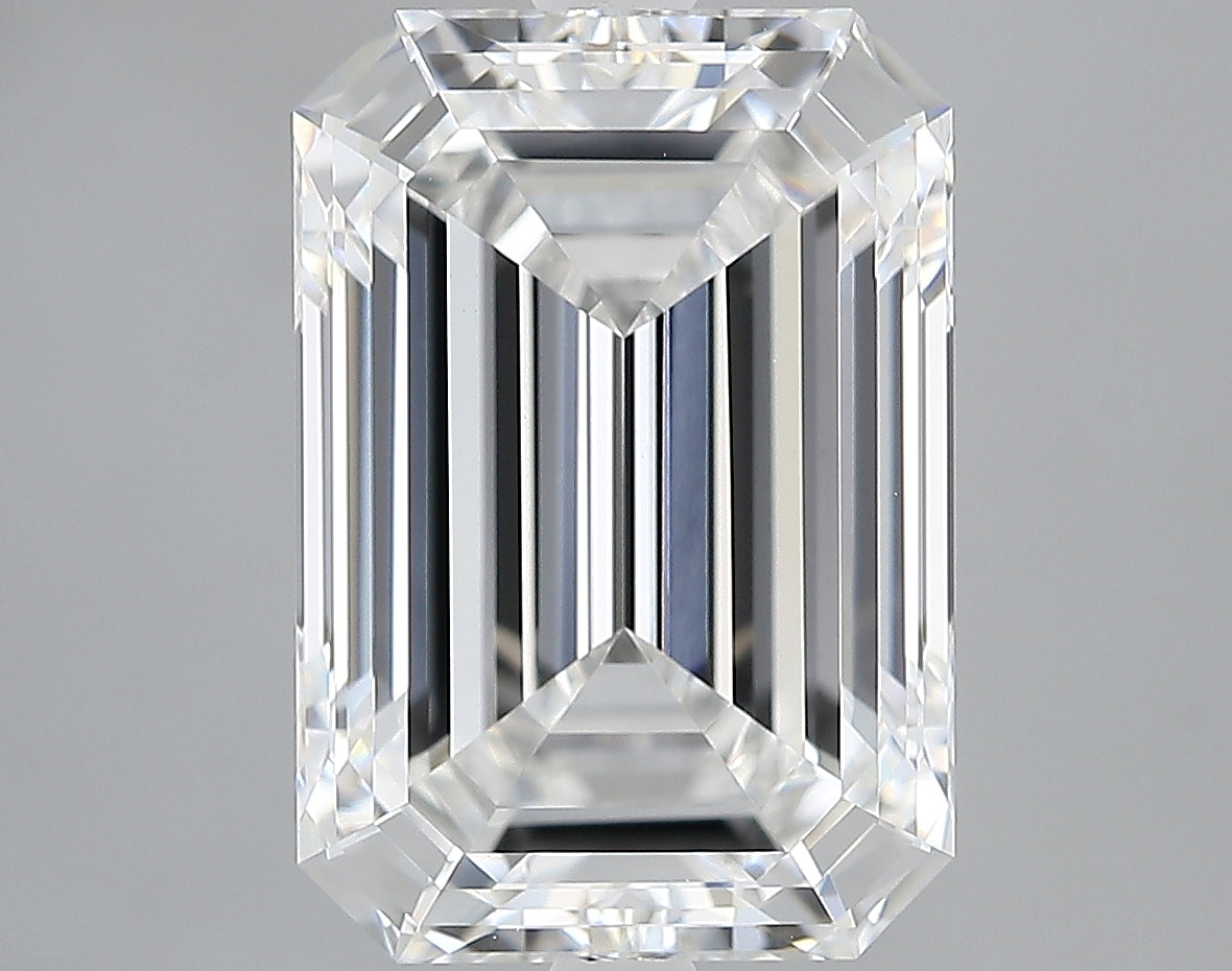 Lab-Grown 4.59 Carat Emerald Cut Diamond color E Clarity VVS2, precious stones, engagement diamonds