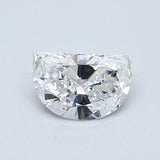 0.46 Carat Half Moon Shape Diamond color F Clarity SI1, natural diamonds, precious stones, engagement diamonds