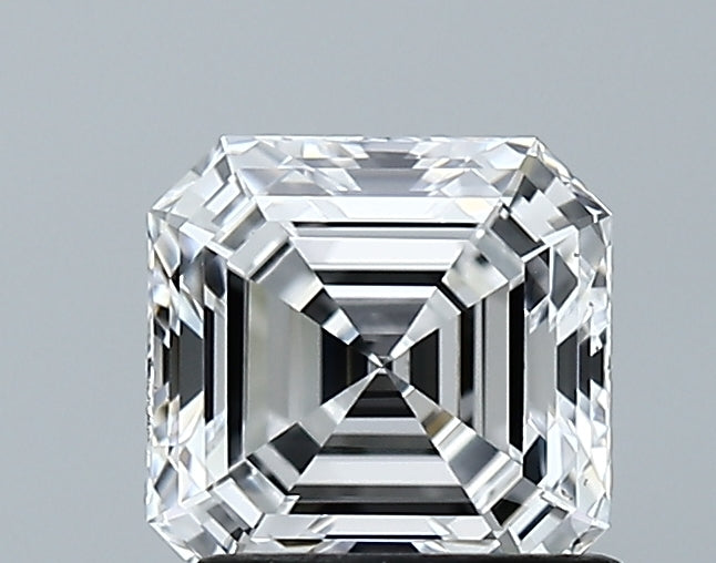 Lab-Grown 1.35 Carat Asscher Cut Diamond color D Clarity VVS2 With GIA Certificate, precious stones, engagement diamonds