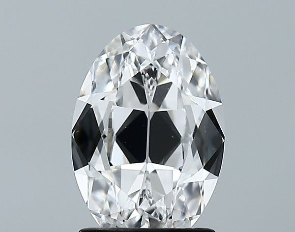 Lab-Grown 1.69 Carat Antique Oval Shape Diamond color E Clarity VVS1 With GIA Certificate, precious stones, engagement diamonds