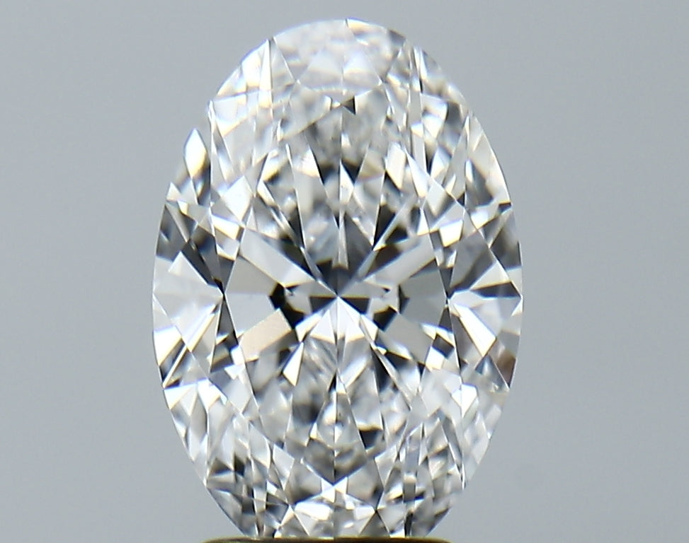 Lab-Grown 2.71 Carat Oval Shape Diamond color E Clarity VS1 With GIA Certificate, precious stones, engagement diamonds