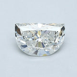 0.58 Carat Half Moon Shape Diamond color G Clarity SI1, natural diamonds, precious stones, engagement diamonds