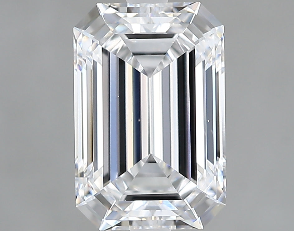 Lab-Grown 2.12 Carat Emerald Cut Diamond color D Clarity VVS2 With GIA Certificate, precious stones, engagement diamonds