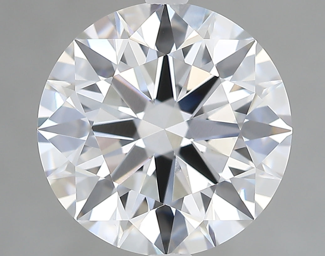 Lab-Grown 4.14 Carat Round Brilliant Diamond color E Clarity VVS2, precious stones, engagement diamonds
