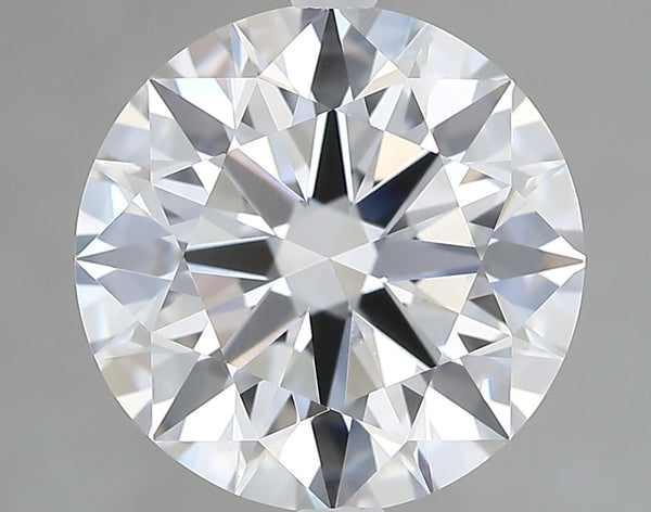 Lab-Grown 4.14 Carat Round Brilliant Diamond color E Clarity VVS2, precious stones, engagement diamonds