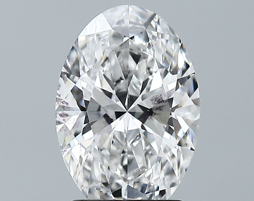 Lab-Grown 2.09 Carat Oval Shape Diamond color D Clarity VS2 With GIA Certificate, precious stones, engagement diamonds