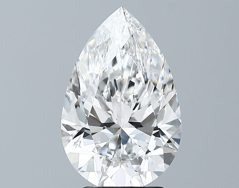 Lab-Grown 3.29 Carat Pear Shape Diamond color E Clarity VS1, precious stones, engagement diamonds