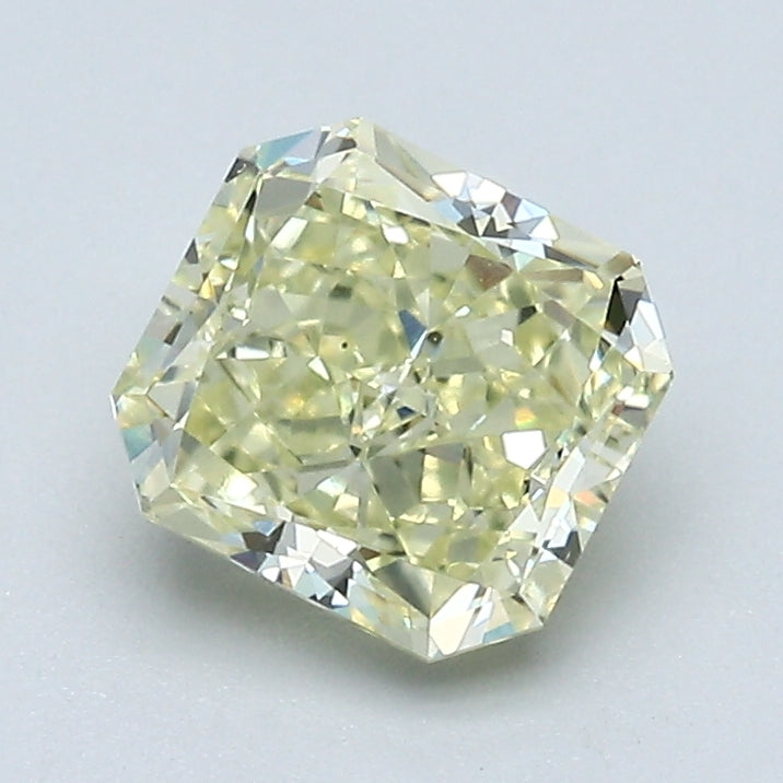 1.30 Carat Radiant Cut Natural Mined Diamond Fancy Light  Yellow Color VS2 Clarity With GIA Certificate, natural diamonds, precious stones, engagement diamonds