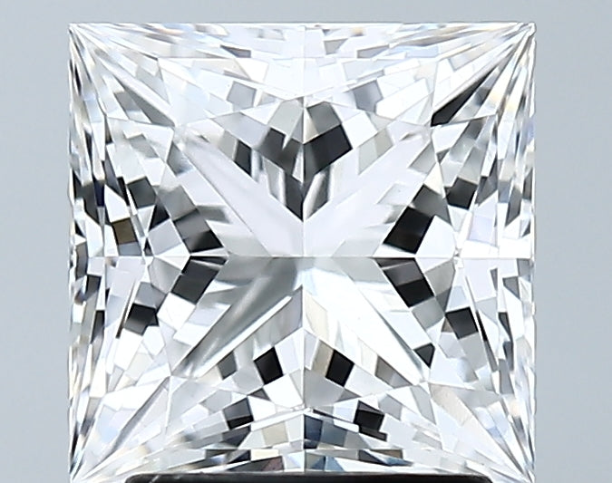 Lab-Grown 2.48 Carat Princess Cut Diamond color E Clarity VS1 With GIA Certificate, precious stones, engagement diamonds