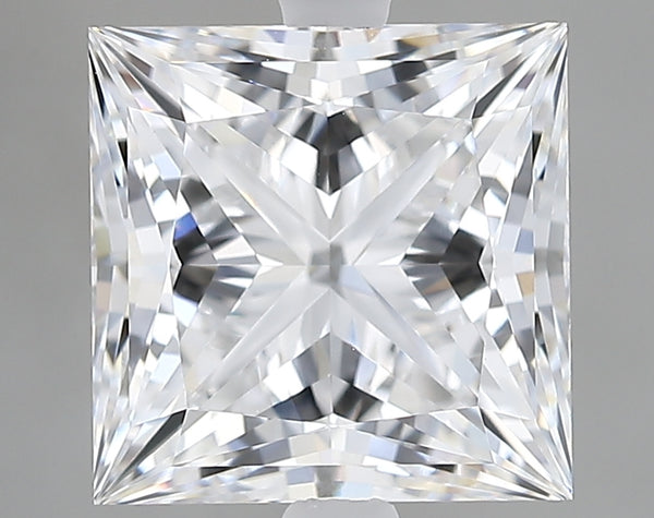 Lab-Grown 3.21 Carat Princess Cut Diamond color D Clarity VVS2 With GIA Certificate, precious stones, engagement diamonds