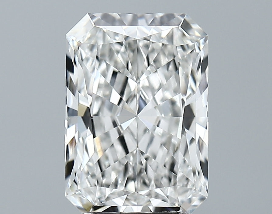 Lab-Grown 2.76 Carat Radiant Cut Diamond color E Clarity VS1, precious stones, engagement diamonds
