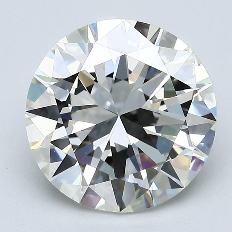 3.03 Carat Round Brilliant Natural Mined Diamond K Color VS1 Clarity With GIA Certificate, natural diamonds, precious stones, engagement diamonds