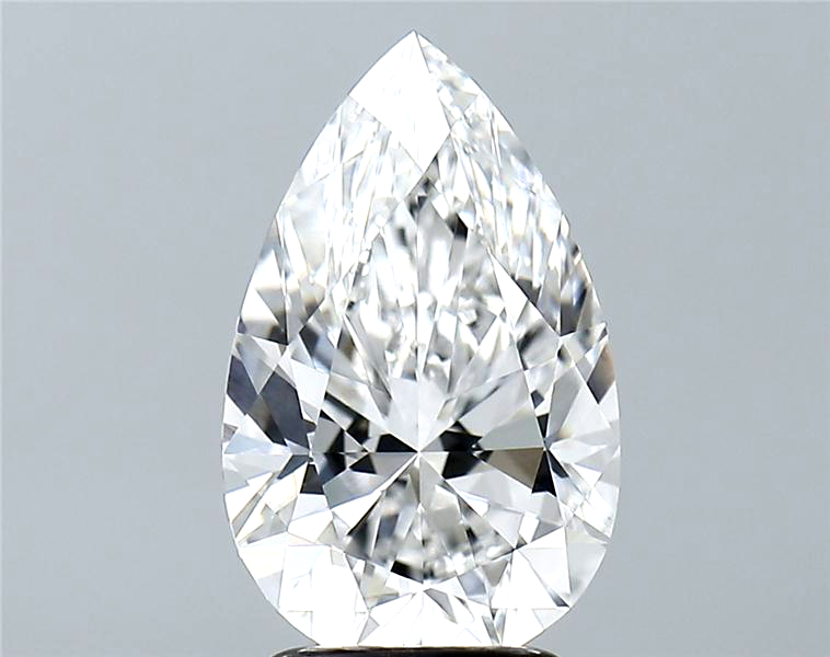Lab-Grown 2.51 Carat Pear Shape Diamond color E Clarity VVS2, precious stones, engagement diamonds