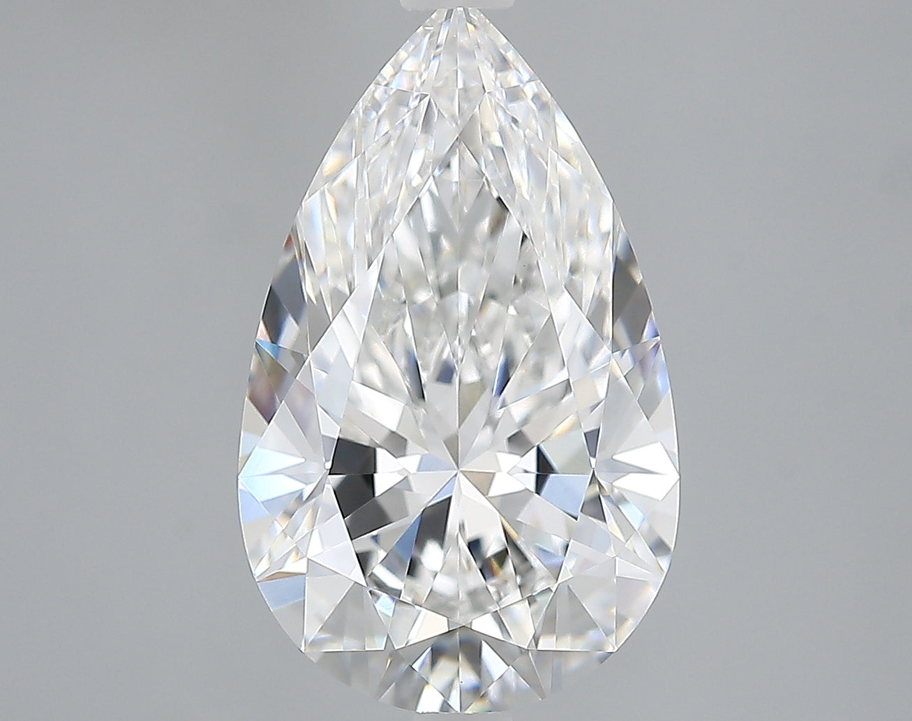 Lab-Grown 3.04 Carat Pear Shape Diamond color E Clarity VVS2, precious stones, engagement diamonds