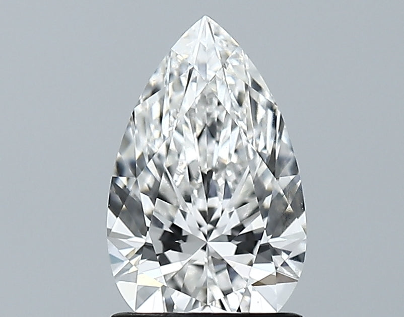 Lab-Grown 1.27 Carat Pear Shape Diamond color F Clarity VVS1, precious stones, engagement diamonds