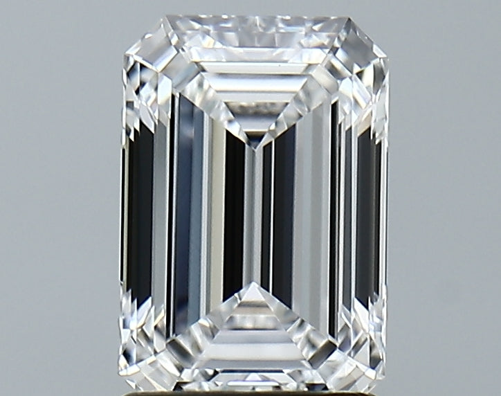 Lab-Grown 1.77 Carat Emerald Cut Diamond color D Clarity VVS2 With GIA Certificate, precious stones, engagement diamonds