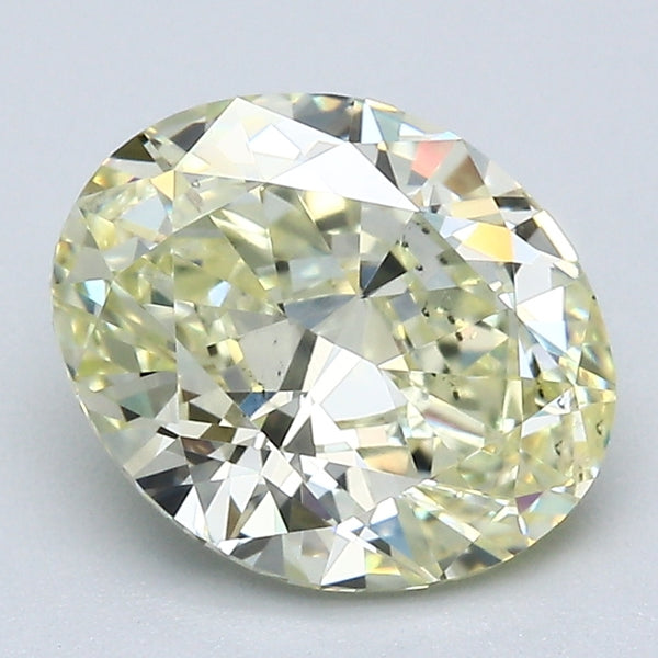 2.33 Carat Oval Shape Natural Mined Diamond Fancy Light  Yellow Color SI1 Clarity With GIA Certificate, natural diamonds, precious stones, engagement diamonds