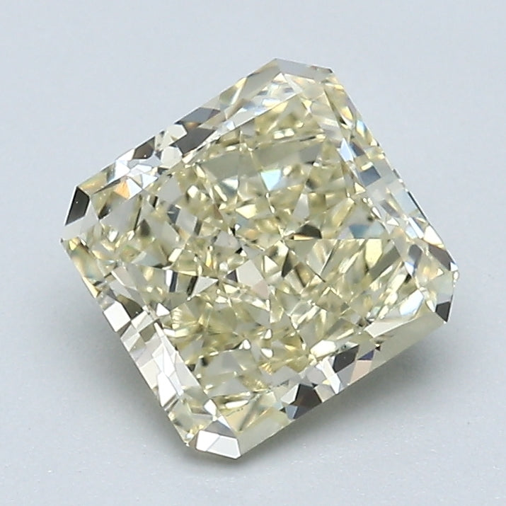 1.37 Carat Radiant Cut Natural Mined Diamond Fancy Light Brownish Yellow Color VVS1 Clarity With GIA Certificate, natural diamonds, precious stones, engagement diamonds
