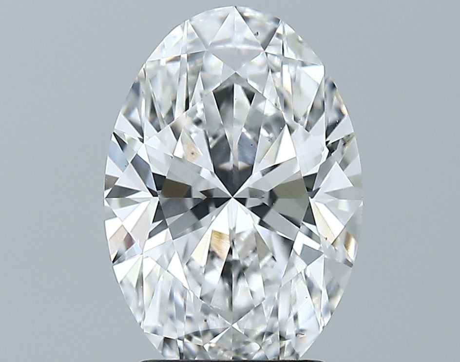 Lab-Grown 2.86 Carat Oval Shape Diamond color E Clarity VS2 With GIA Certificate, precious stones, engagement diamonds
